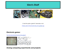 Tablet Screenshot of glensstuff.com